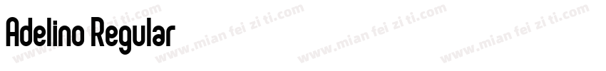 Adelino Regular字体转换